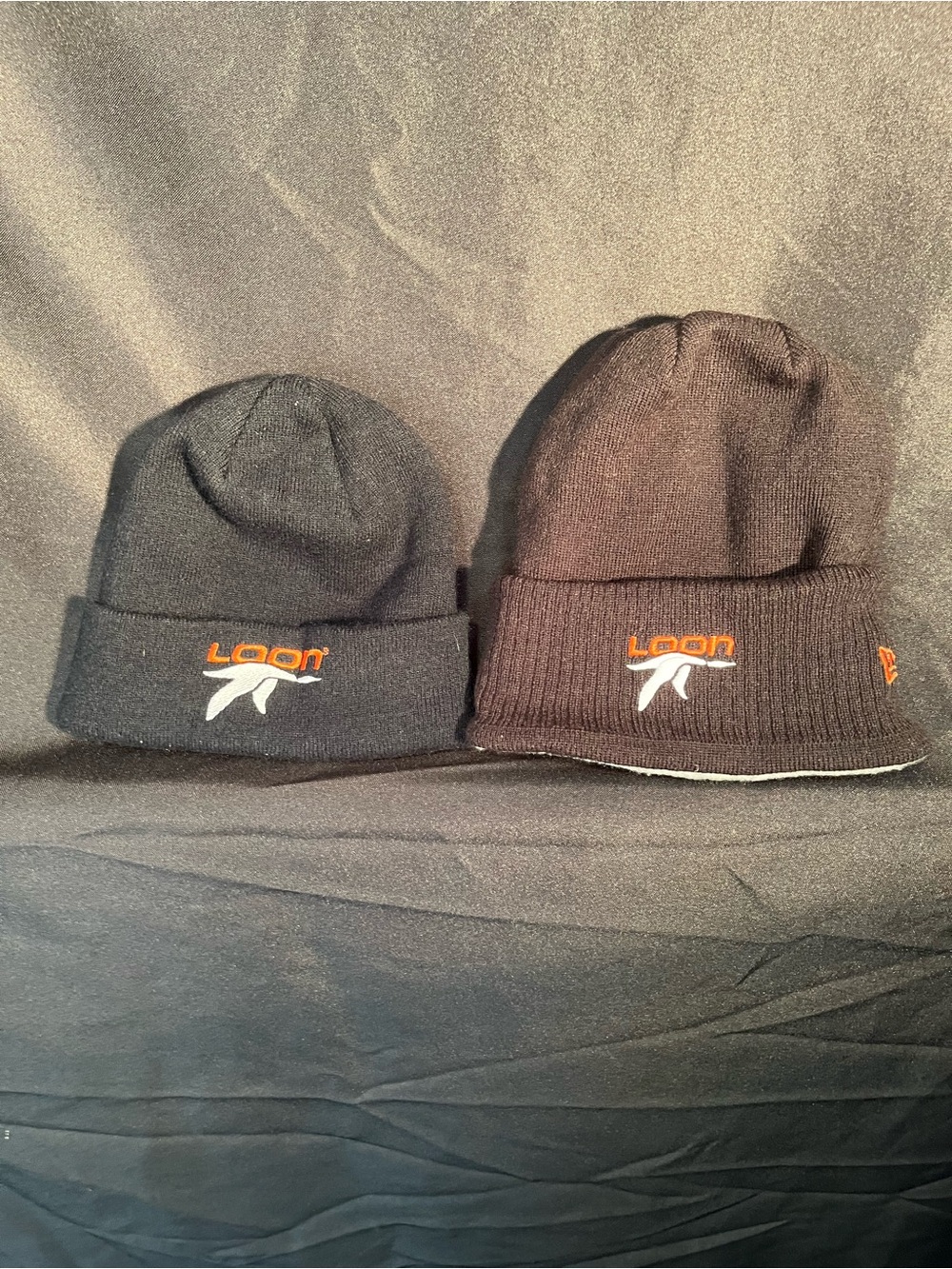 Loon Logo Black Beanies
